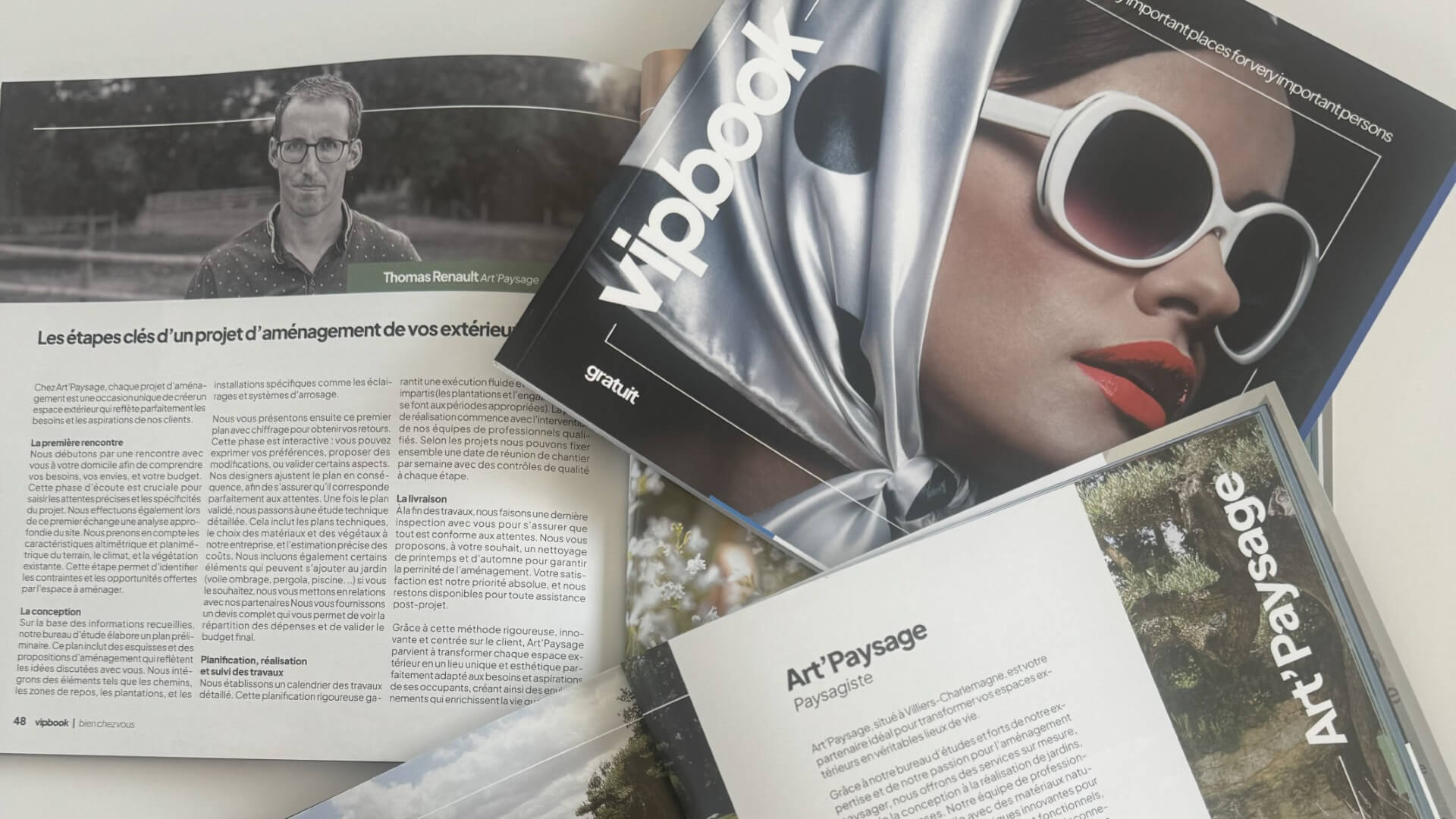 ART’PAYSAGE sélectionné pour la parution 2024/2025 du magazine VIP BOOK